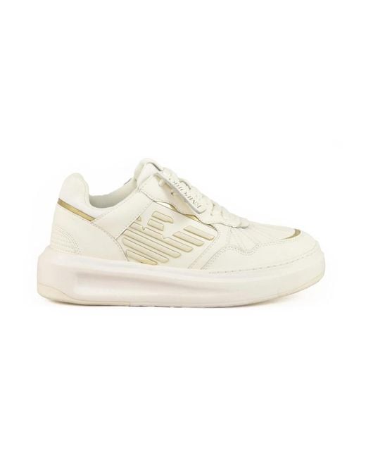Emporio Armani Sneakers in het White