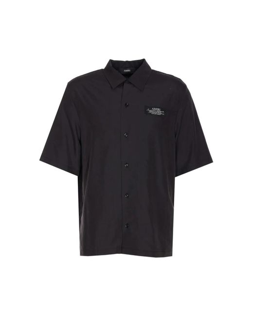 Short Sleeve Shirts Amiri de hombre de color Black