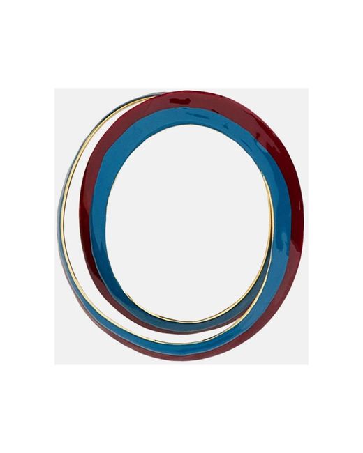 Marni Blue Emaille-Spiralarmband