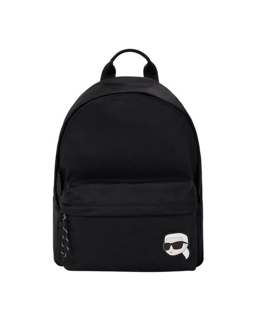 Karl Lagerfeld Black Backpacks