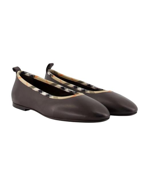 Burberry Black Ballerina Shoes