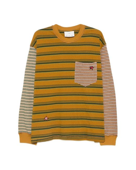 Song For The Mute Yellow Long Sleeve T-Shirts for men