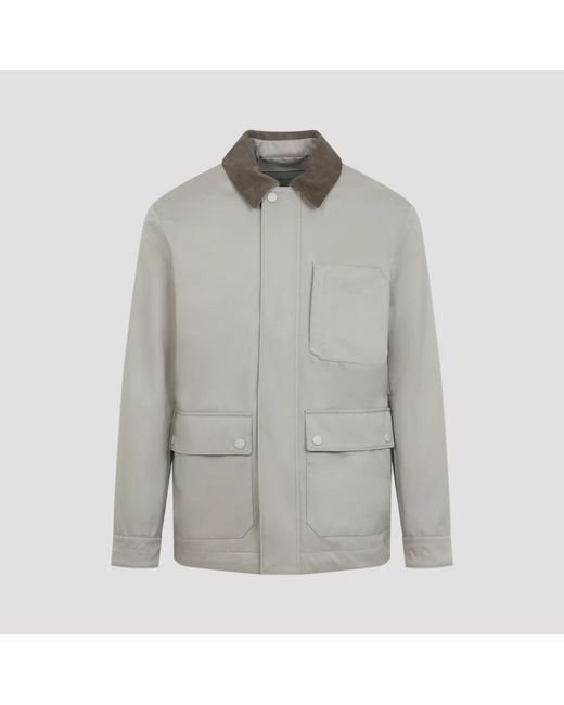 Canali Gray Light Jackets for men