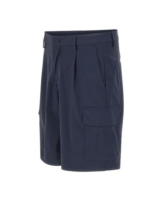 K-Way Blue Casual Shorts for men