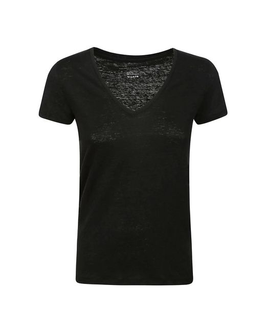 T-Shirts Majestic Filatures de color Black