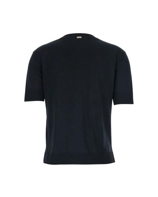 Herno Black Round-Neck Knitwear
