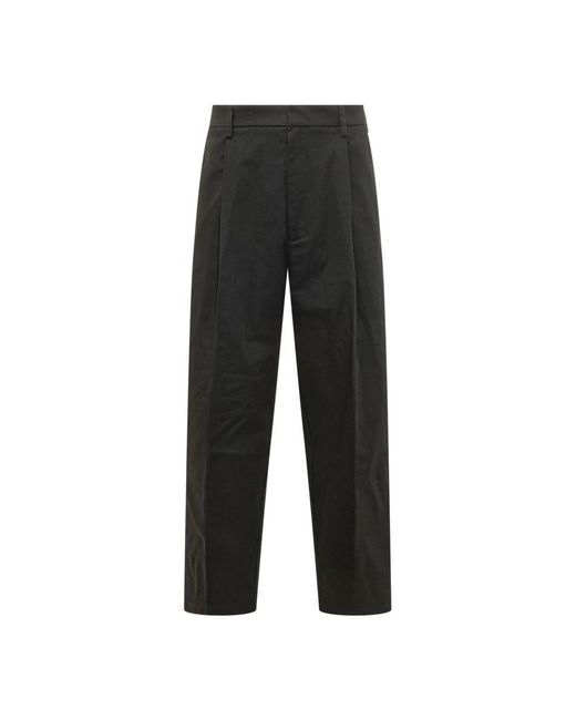 Mordecai Black Straight Trousers for men