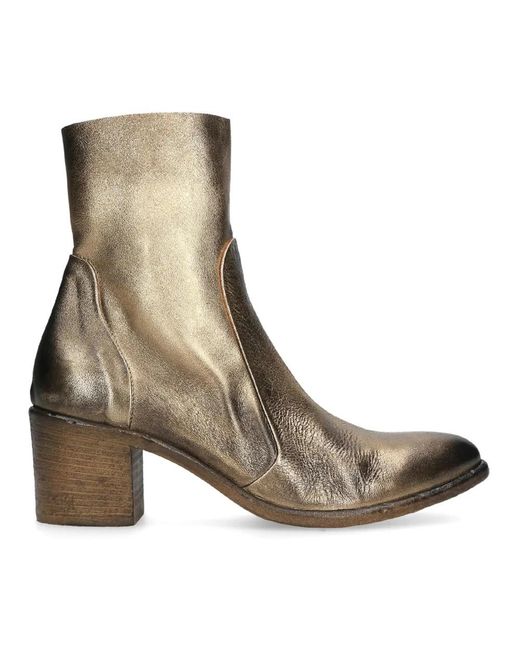 Strategia Brown Heeled Boots