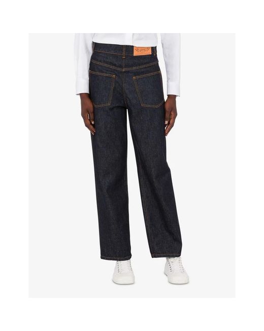 Moschino Blue Straight Fit Jeans