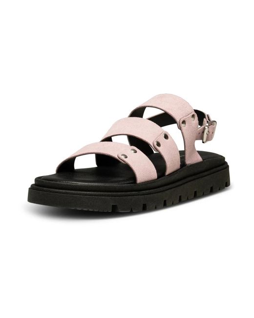 Shoe The Bear Black Flat Sandals