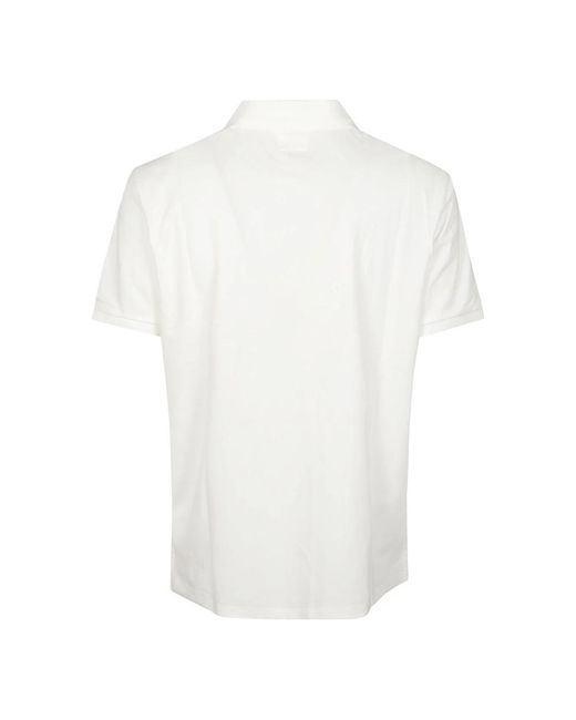 C P Company White Polo Shirts for men