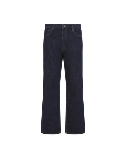 Off-White c/o Virgil Abloh Blue Loose Fit Jeans for men