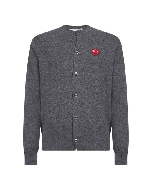 Cardigans COMME DES GARÇONS PLAY pour homme en coloris Gray