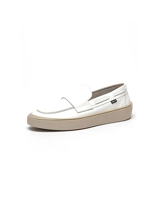 Blauer White Loafers for men