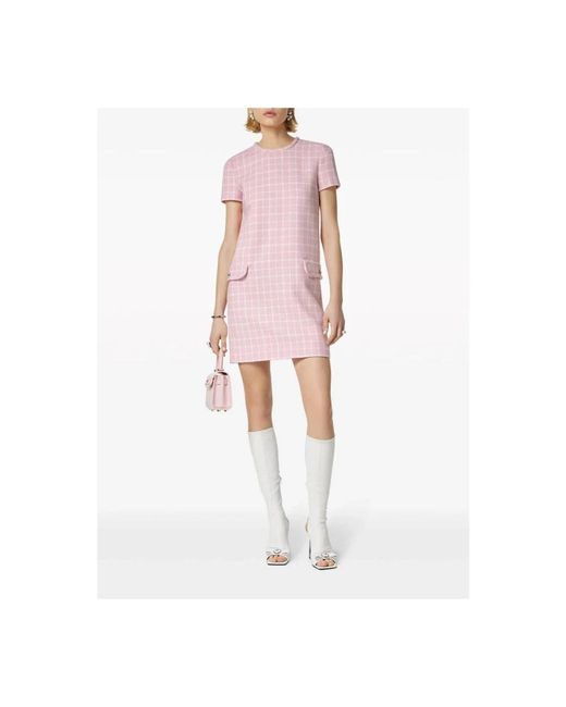 Versace Pink Short Dresses