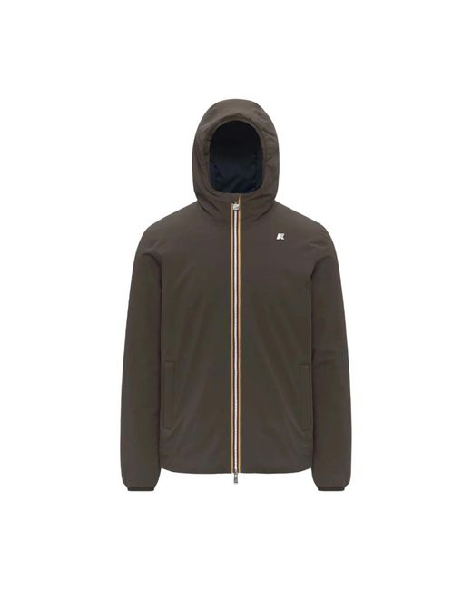 K-Way Brown Light Jackets for men