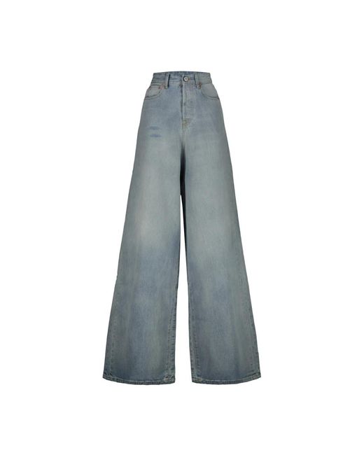 Wide pantaloni di Vetements in Blue
