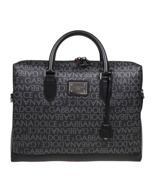 Dolce & Gabbana Black Laptop Bags & Cases for men