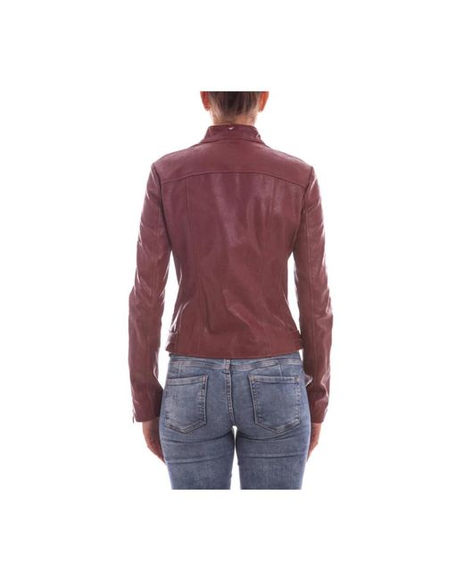 Jackets > leather jackets Armani Jeans en coloris Red