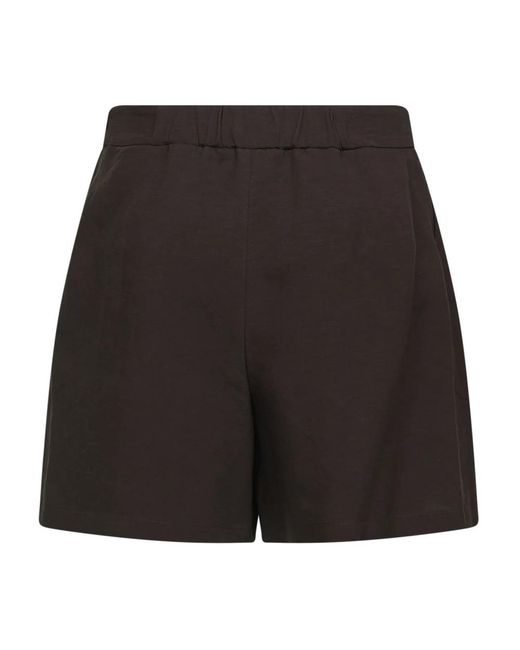 Blanca Vita Black Casual Shorts