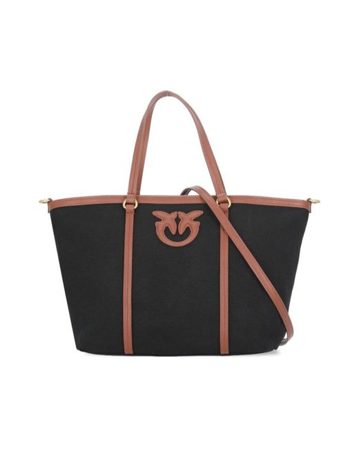Pinko Black Shopping Bags