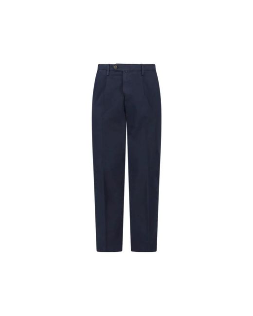BRIGLIA Blue Chinos for men
