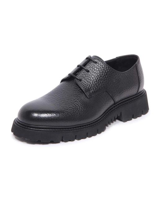 Doucal's Blue Laced Shoes for men