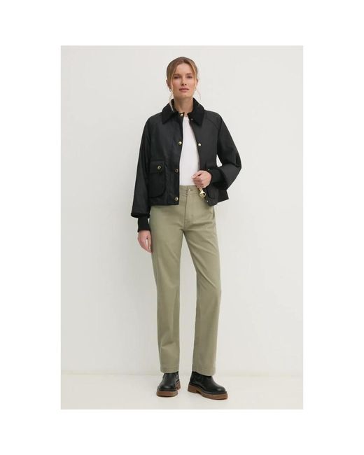 Barbour Cropped Beadnell Jacket in het Black