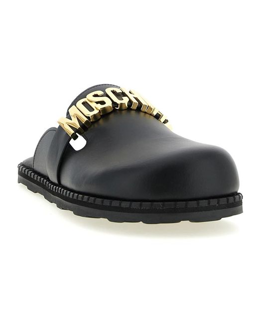 Mules Moschino en coloris Black