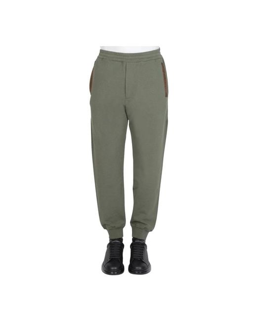 Alexander McQueen Green Sweatpants for men