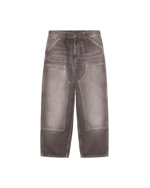 Carhartt Gray Loose Fit Jeans for men