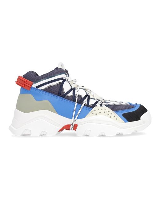 KENZO Chunky Sole Low-Top Sneakers in Blue für Herren