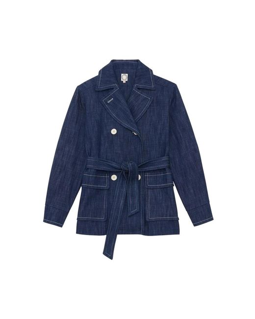 Denim Jackets Ines De La Fressange Paris de color Blue