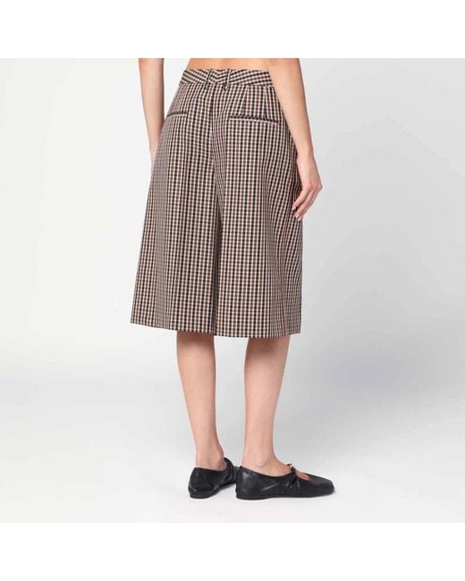Jil Sander Gray Bermudas