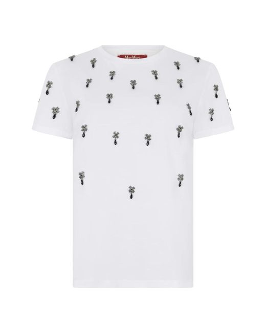 Max Mara T-Shirts in het White
