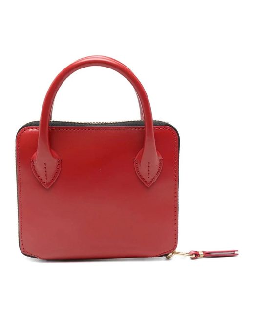 Comme des Garçons Red Zip-Around Geldbörse