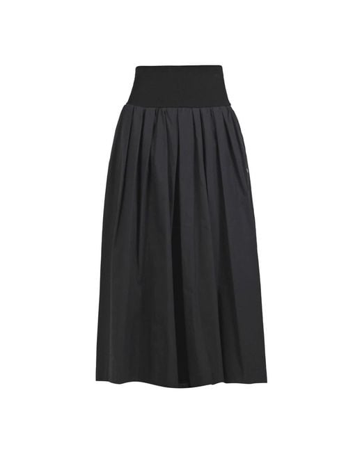 Ottod'Ame Black Midi Skirts