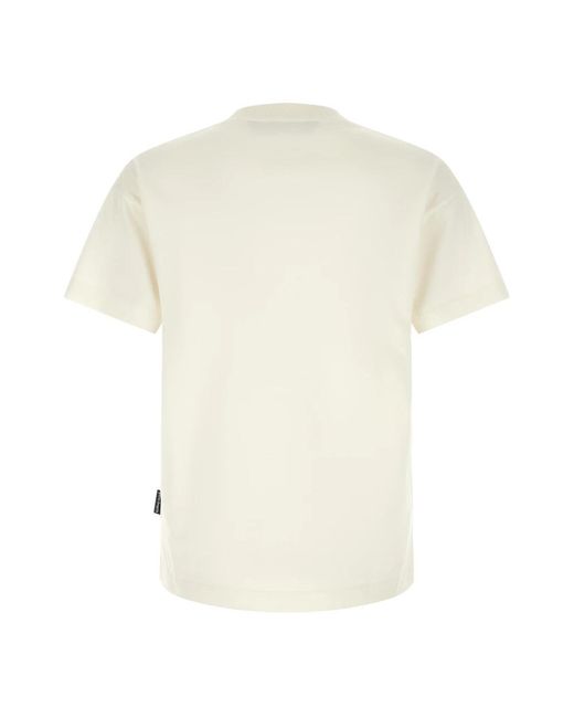 Palm Angels White T-Shirts for men