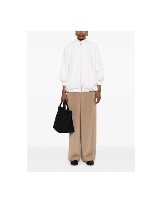 Max Mara White Outerwears