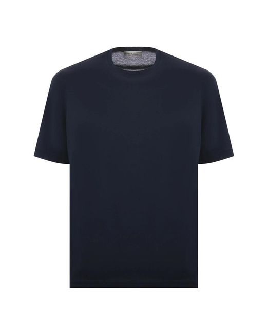 FILIPPO DE LAURENTIIS Blue T-Shirts for men
