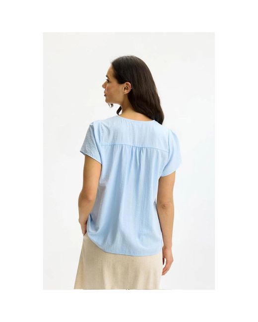 Blouses iN FRONT de color Blue