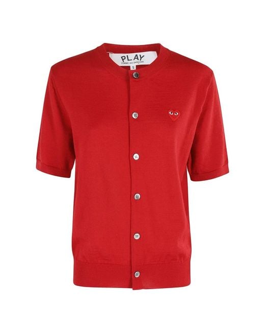 COMME DES GARÇONS PLAY Red Cardigans