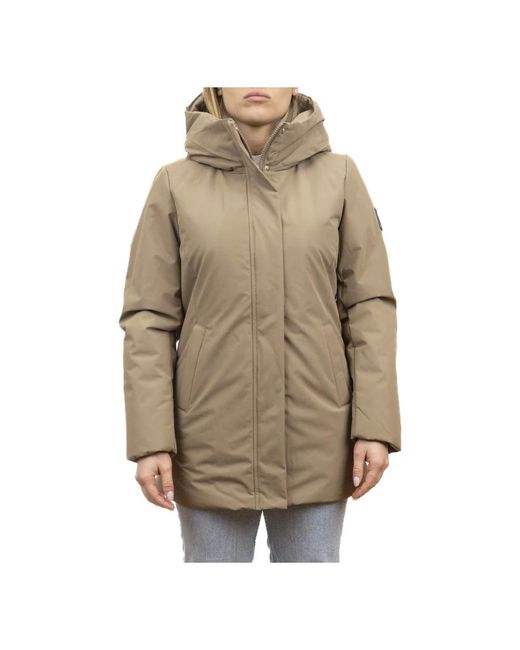 Refrigue Jassen ,Nylon Serina Parka in het Natural