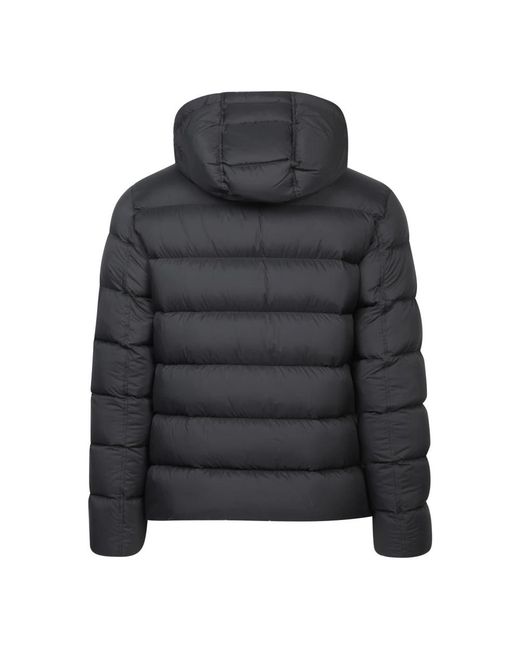 Herno Jassen ,Zwart ,Nylon Zwarte Donzen Jas in het Black voor heren