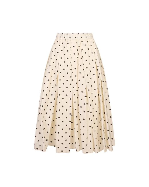 Midi Skirts MSGM de color Natural