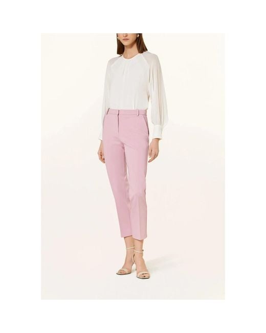 Pinko Pink Cropped Trousers