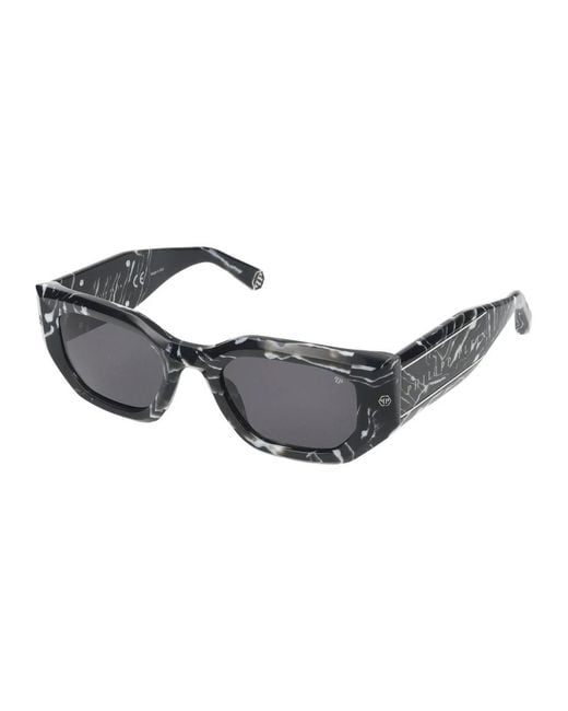 Philipp Plein Gray Sunglasses