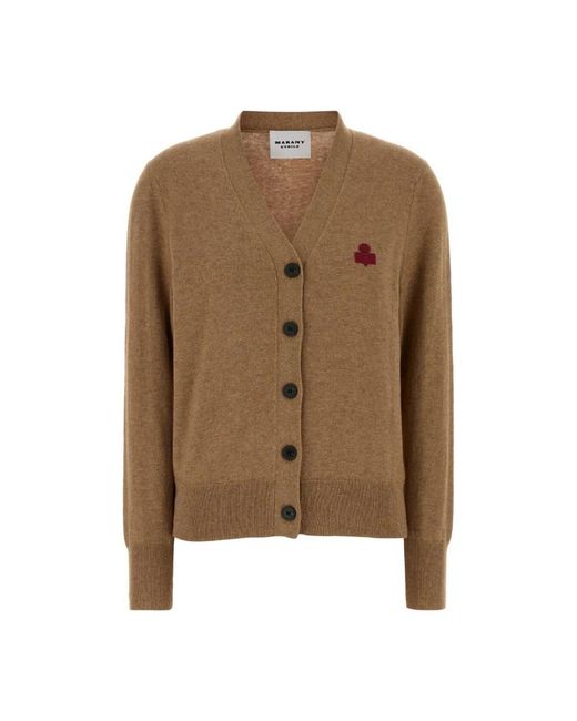 Isabel Marant Truien & Vesten ,Bruin ,Katoen Karina Cardigan in het Brown