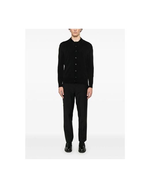 Low Brand Black Cardigans for men