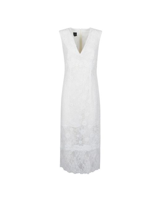 Pinko White Midi Dresses
